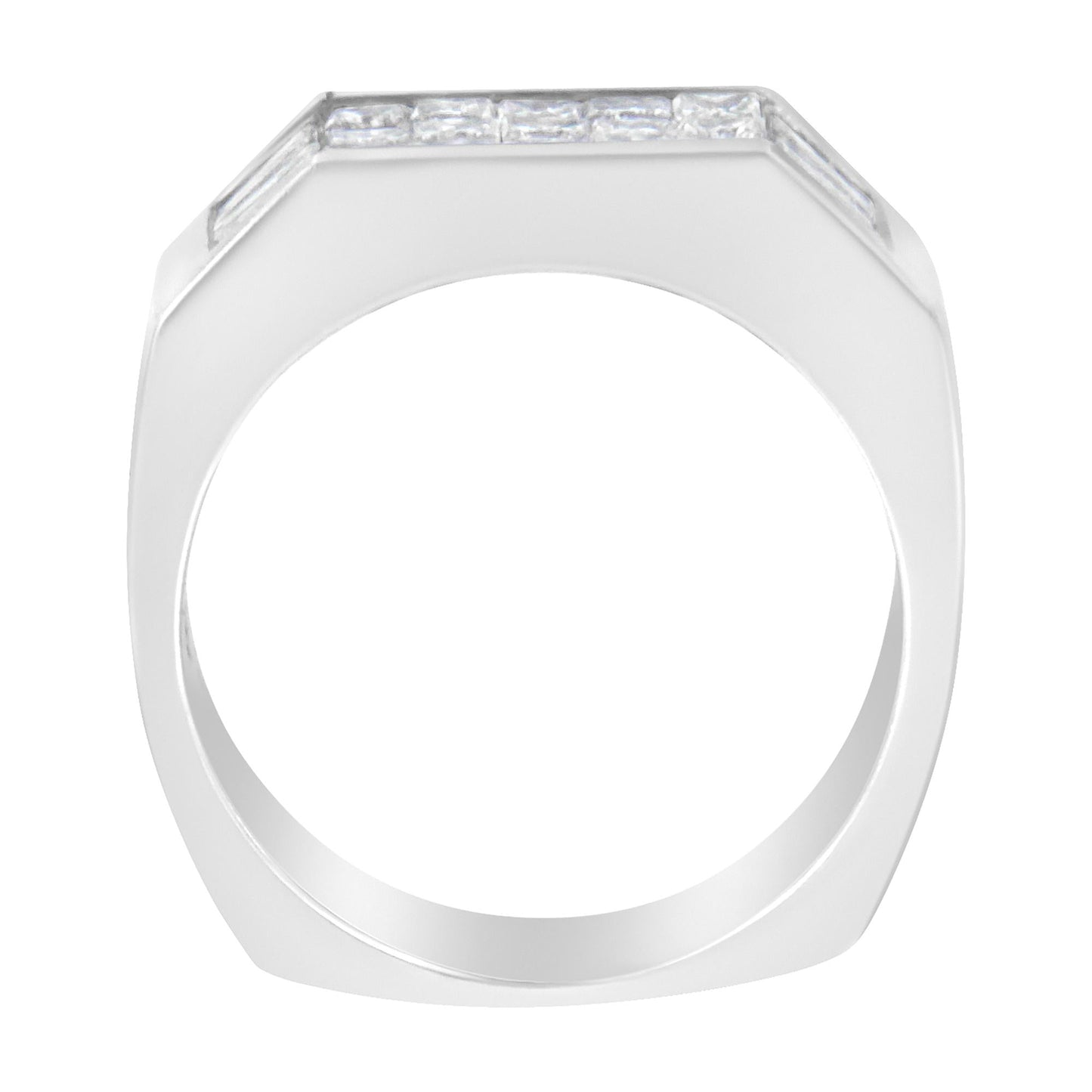 14KT White Gold Diamond Ring (1 3/4 cttw G-H Color VS2-SI1 Clarity) - 6.25