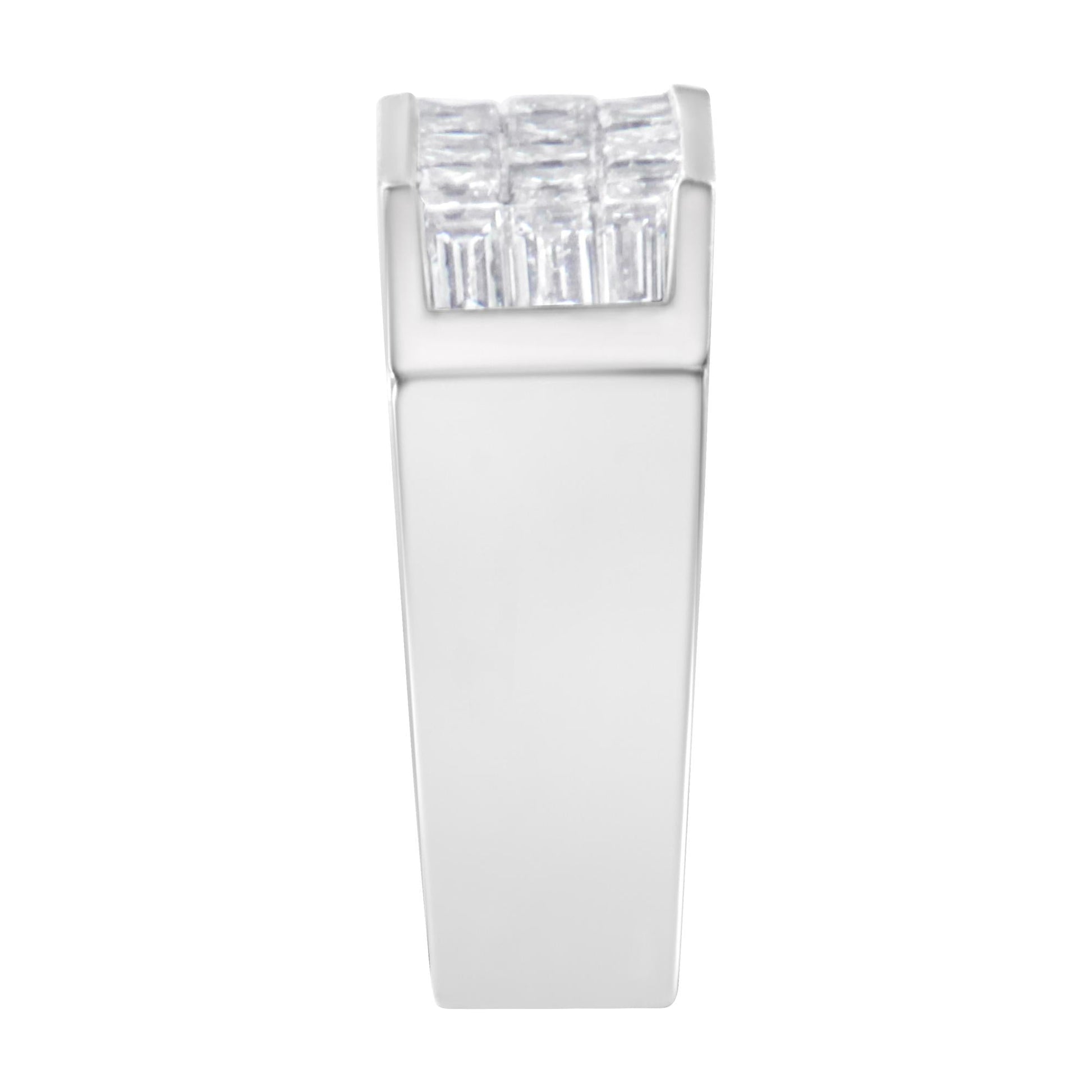 14KT White Gold Diamond Ring (1 3/4 cttw G-H Color VS2-SI1 Clarity) - 6.25